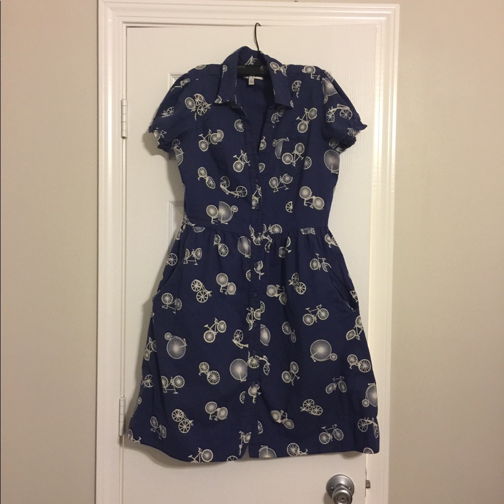 Anthropologie Porridge Bicycle Dress Size 6